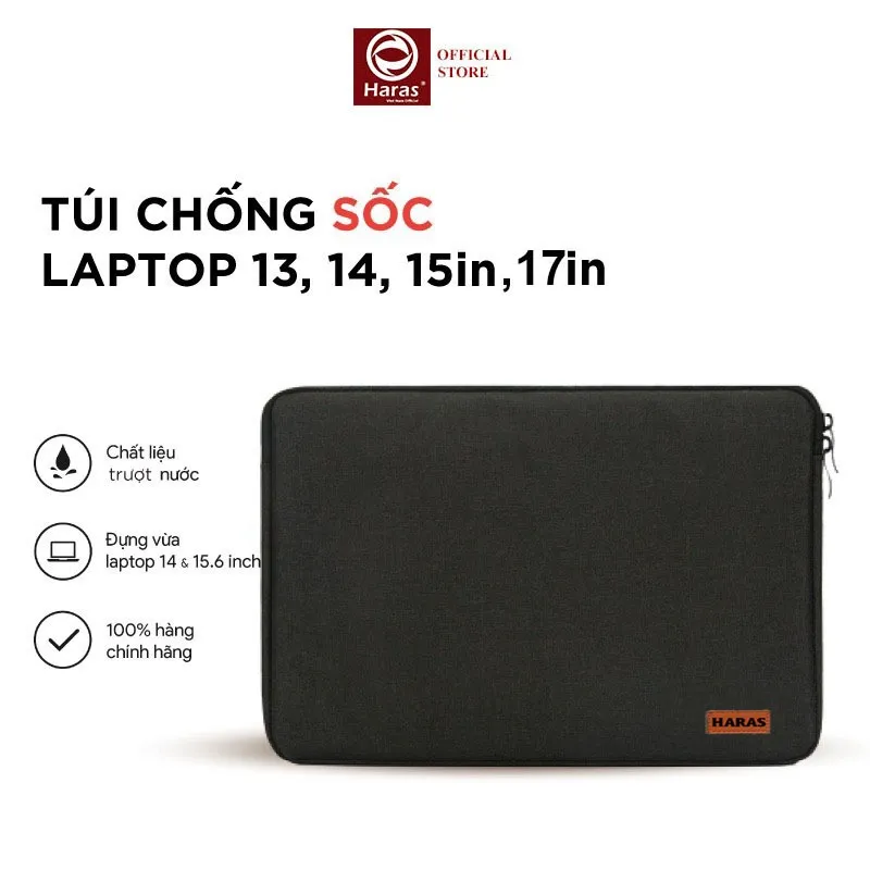 Ảnh Túi Chống Sốc Laptop, Chống Trầy Xước Bảo Vệ Máy Tính, Túi Đựng Vừa Laptop 13 inch 14 inch 15.6 inch HARAS 3