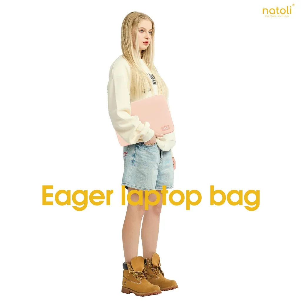 Ảnh Túi Chống Sốc Laptop thương hiệu NATOLI đủ size dày dặn kháng nước BST Eager Laptop Bag T7 3