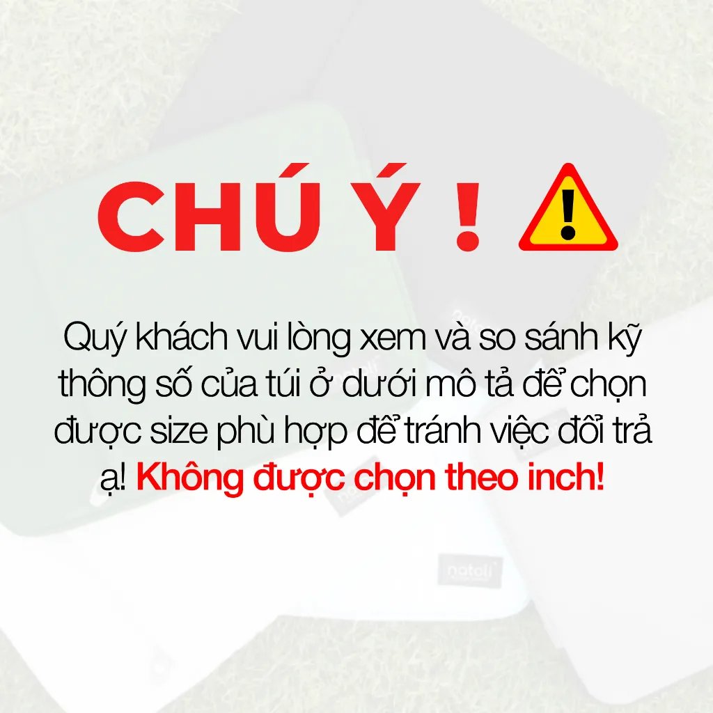 Ảnh Túi Chống Sốc Laptop thương hiệu NATOLI đủ size dày dặn kháng nước BST Eager Laptop Bag T7 4