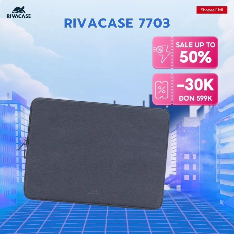 Ảnh Túi Chống Sốc Máy Tính Xách Tay RIVACASE 7703 13.3 inch- Hàng Chính Hãng 1