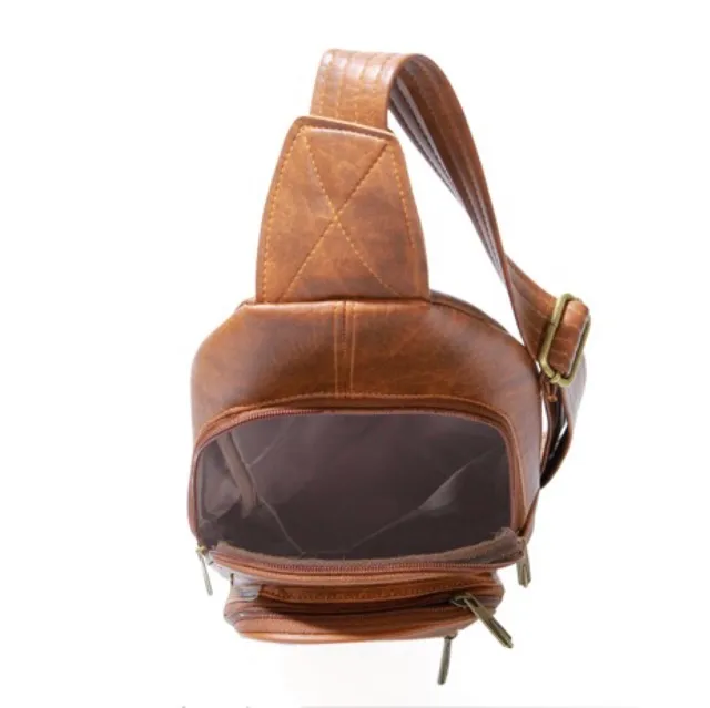 Ảnh Túi da đeo chéo CNT Unisex phong cách hàn quốc MQ05 3
