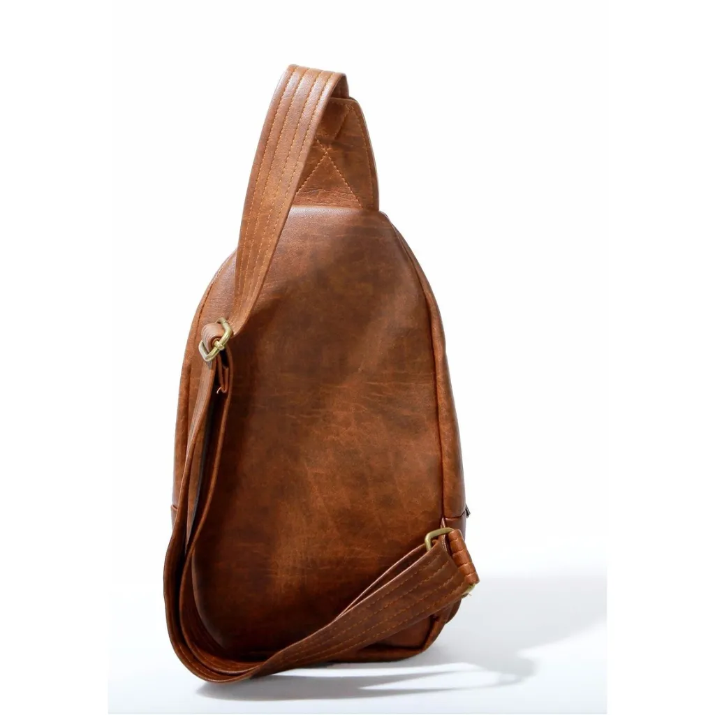 Ảnh Túi da đeo chéo CNT Unisex phong cách hàn quốc MQ05 4