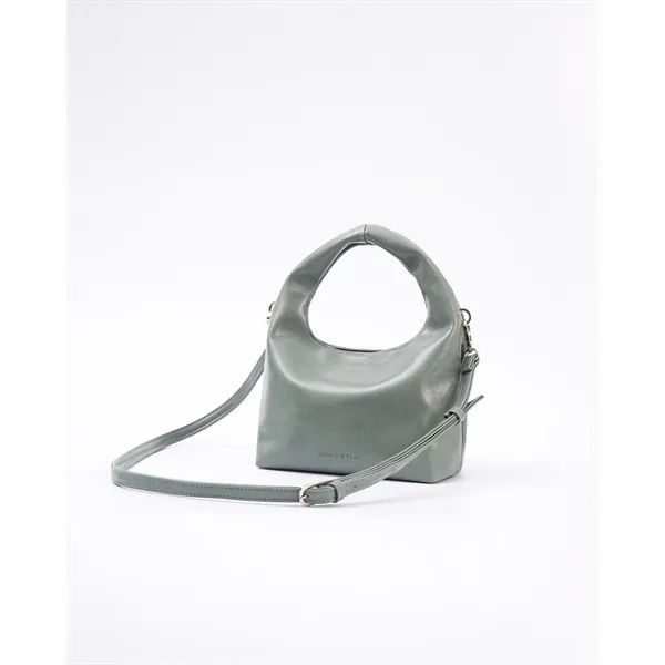 Ảnh Túi da mềm MIDORI size nhỏ phối đồ đi làm, đi chơi - có dây đeo chéo với bảng màu trendy KHÂU BY CQ 4