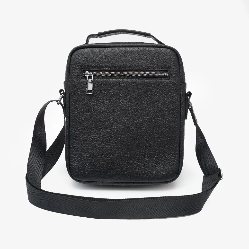 Ảnh Túi đeo chéo da bò nam FTT Leather phối nắp gập thời trang nhiều ngăn tiện lợi đựng được ipad mini 3