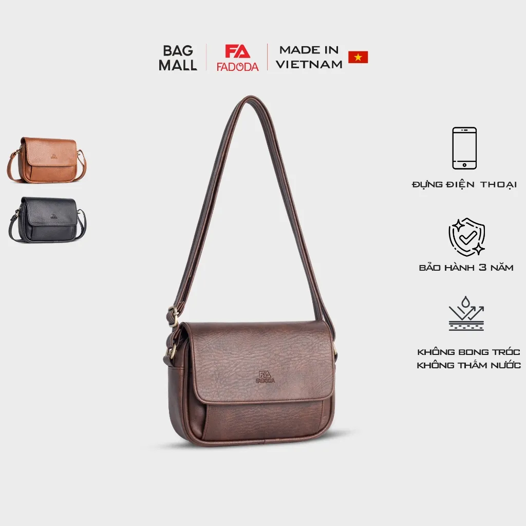 Ảnh Túi đeo chéo da thời trang Fadoda FN22 nhiều màu 1