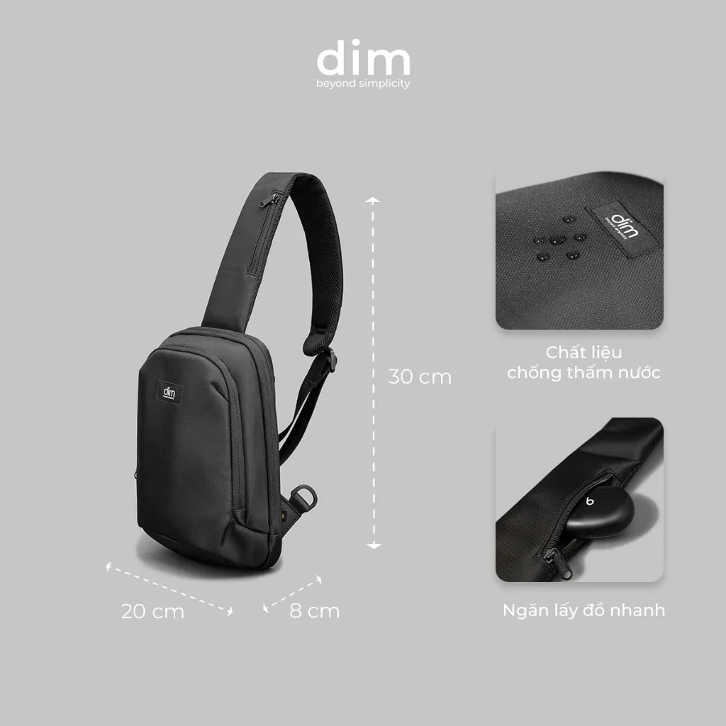 Ảnh Túi đeo chéo DIM Smart Bag 2