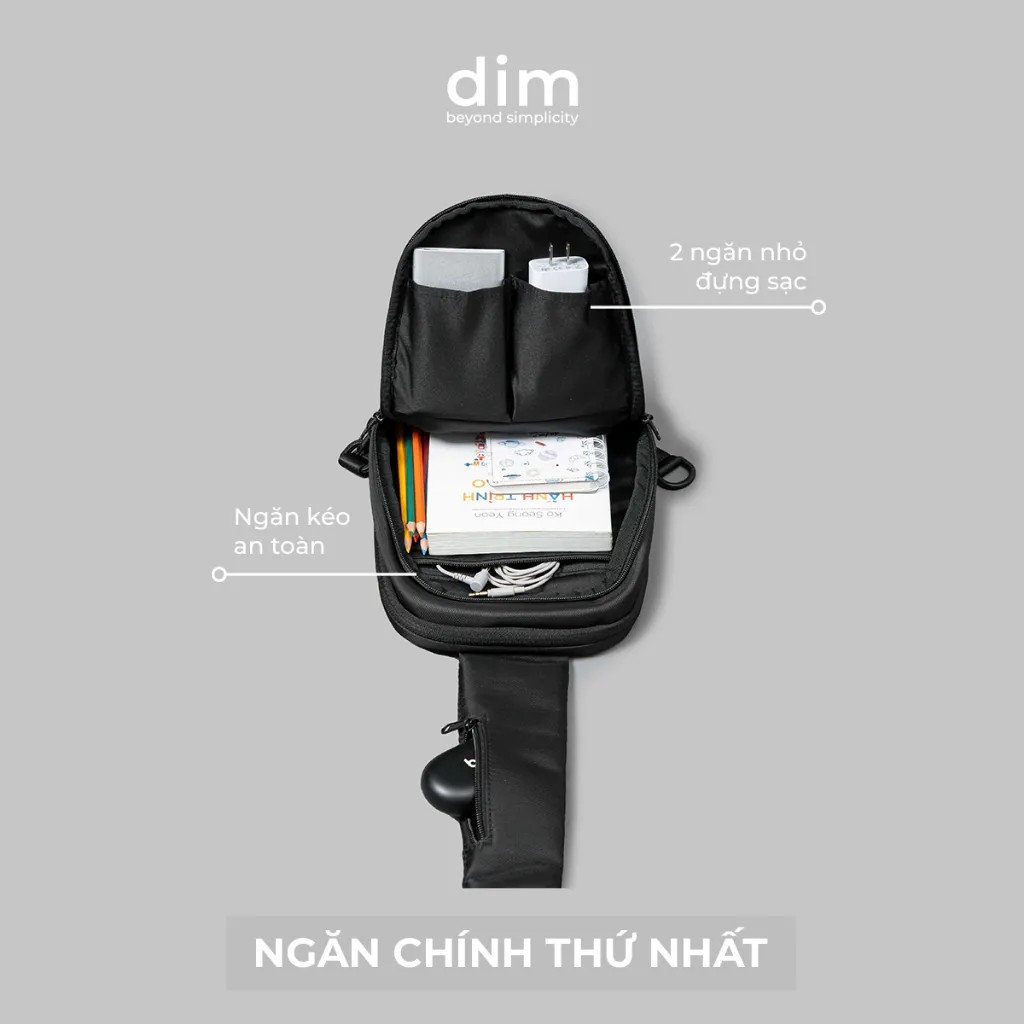 Ảnh Túi đeo chéo DIM Smart Bag 4