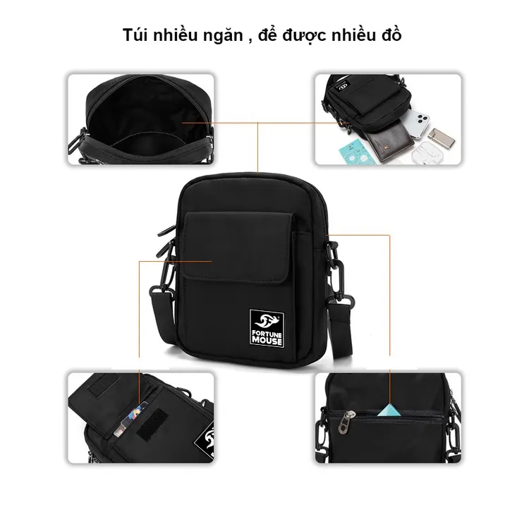 Ảnh Túi đeo chéo Fortune Mouse FV1 3