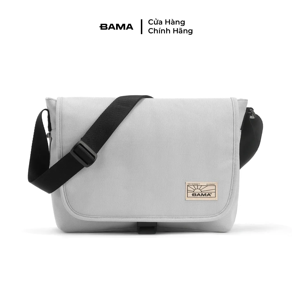 Ảnh Túi đeo chéo đi học đi làm nam nữ BAMA New Basic Cross Bag NB303 chống nước nhiều ngăn, cặp đeo chéo nam thời trang 1