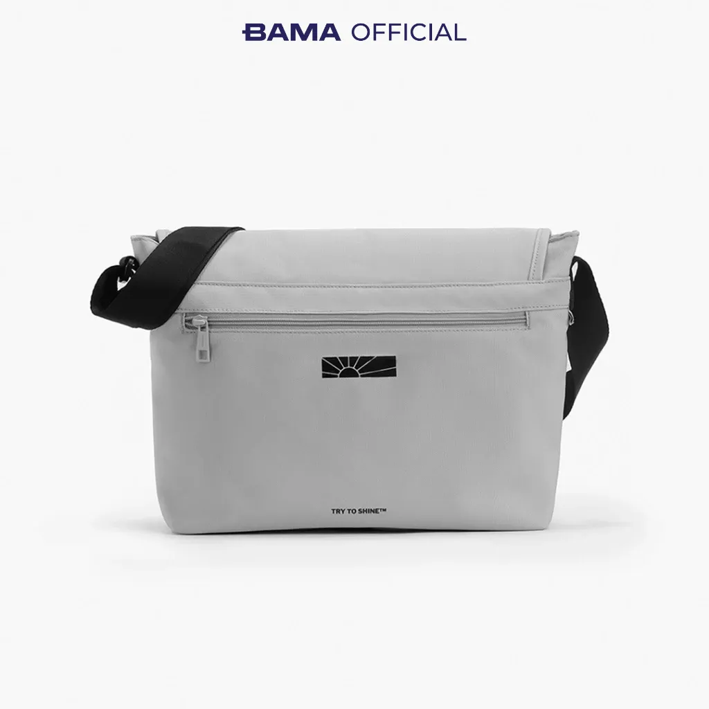 Ảnh Túi đeo chéo đi học đi làm nam nữ BAMA New Basic Cross Bag NB303 chống nước nhiều ngăn, cặp đeo chéo nam thời trang 3