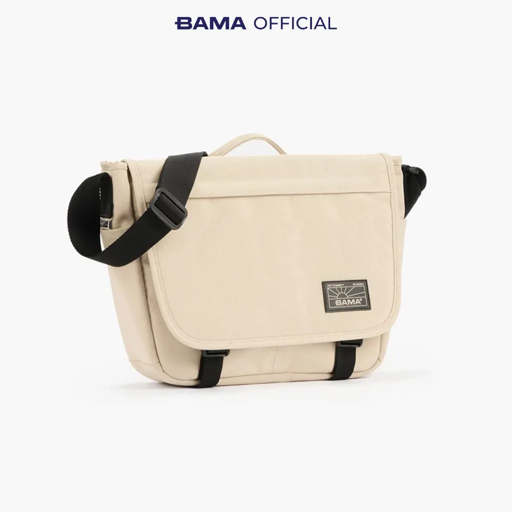 Ảnh Túi đeo chéo đi học đi làm nam nữ BAMA New Basic Cross Bag NB302 chống nước nhiều ngăn cặp đeo chéo nam thời trang 2