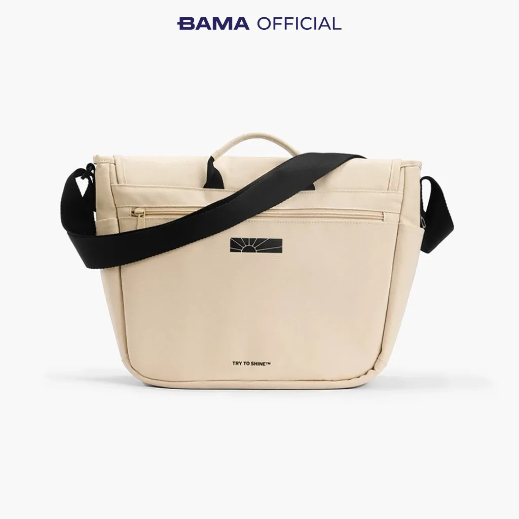 Ảnh Túi đeo chéo đi học đi làm nam nữ BAMA New Basic Cross Bag NB302 chống nước nhiều ngăn cặp đeo chéo nam thời trang 3