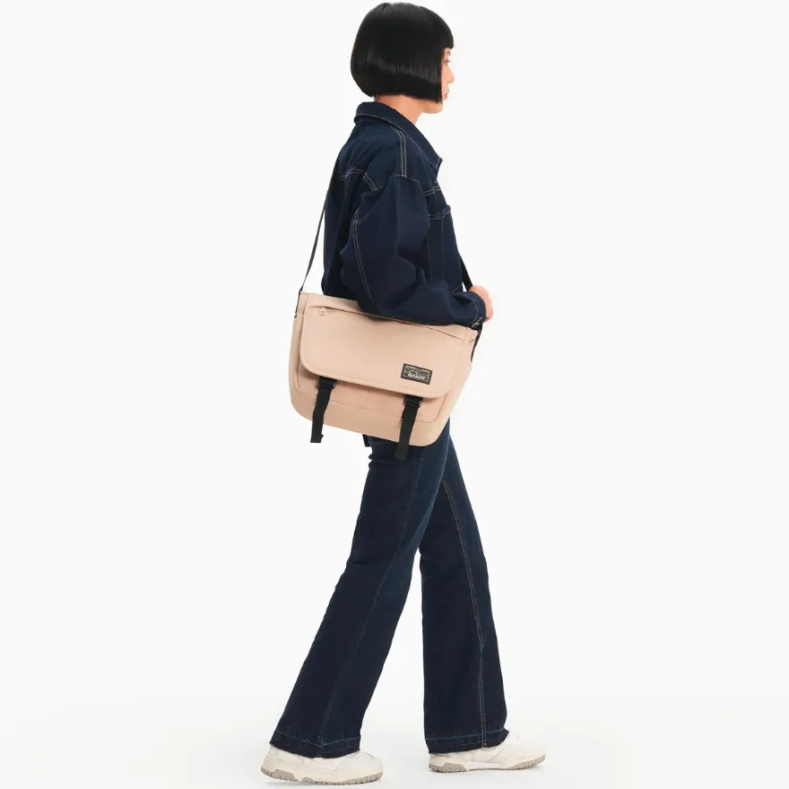 Ảnh Túi đeo chéo đi học đi làm nam nữ BAMA New Basic Cross Bag NB302 chống nước nhiều ngăn cặp đeo chéo nam thời trang 4
