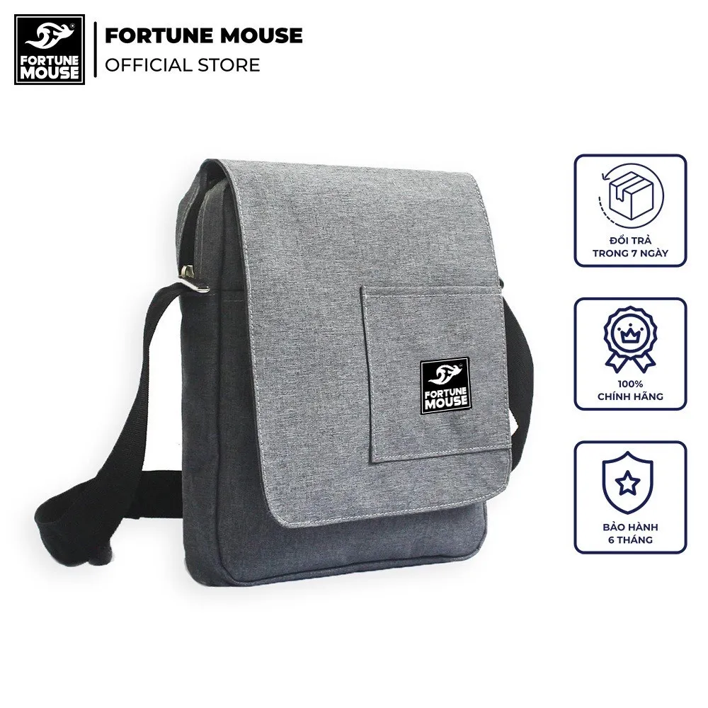 Ảnh Túi đeo chéo ipad Fortune Mouse Hàn Quốc FV1 - Túi Lớn 1