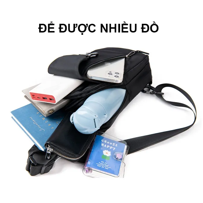 Ảnh Túi đeo chéo nam chống thấm nước cao cấp phong cách Hàn Quốc 0147 BEE GEE 4