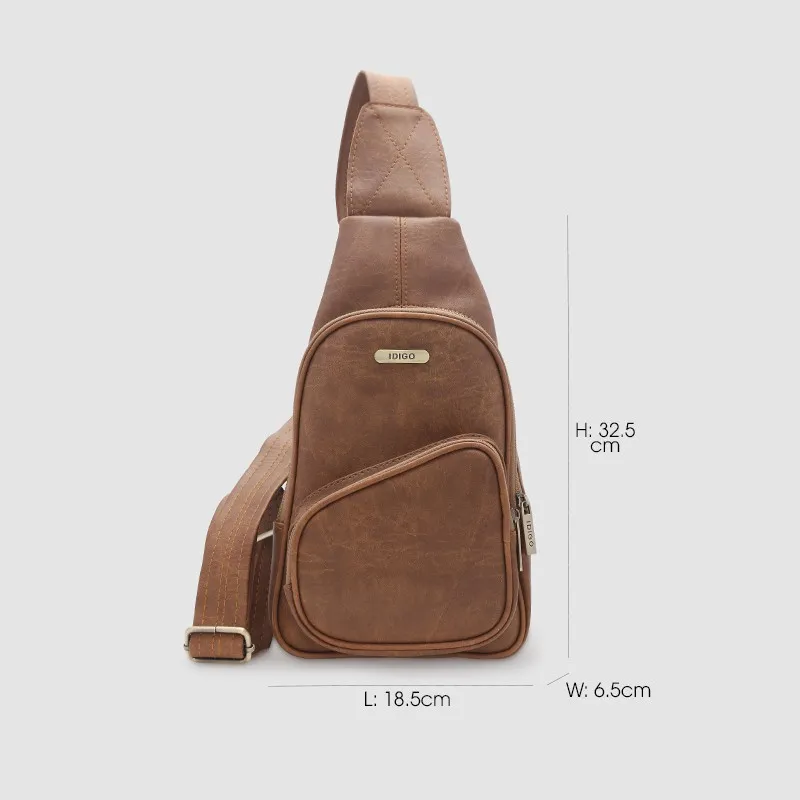 Ảnh Túi đeo chéo nam IDIGO MB2-309-00 1
