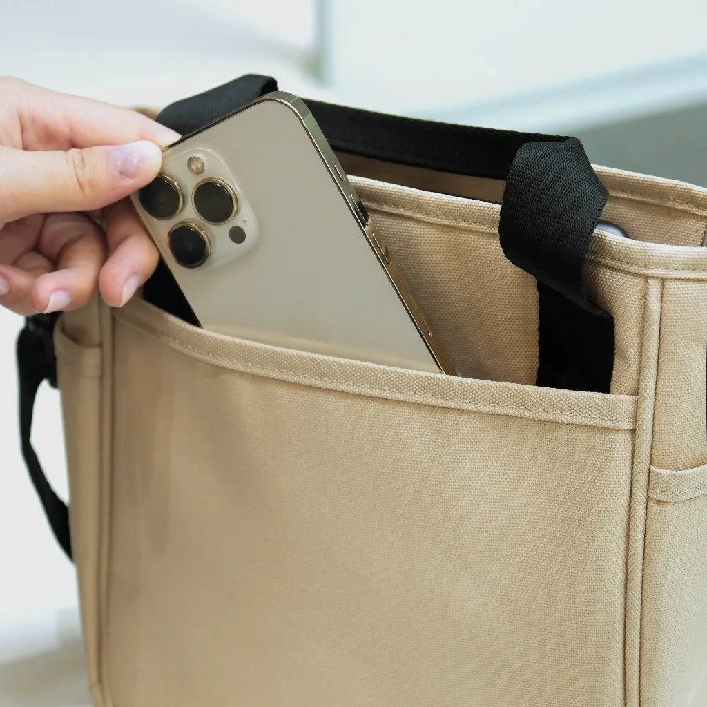 Ảnh Túi đeo chéo nam nữ BAMA New Basic Shoulder Bag NB209 chống nước nhiều ngăn, túi mini vải canvas thời trang 3