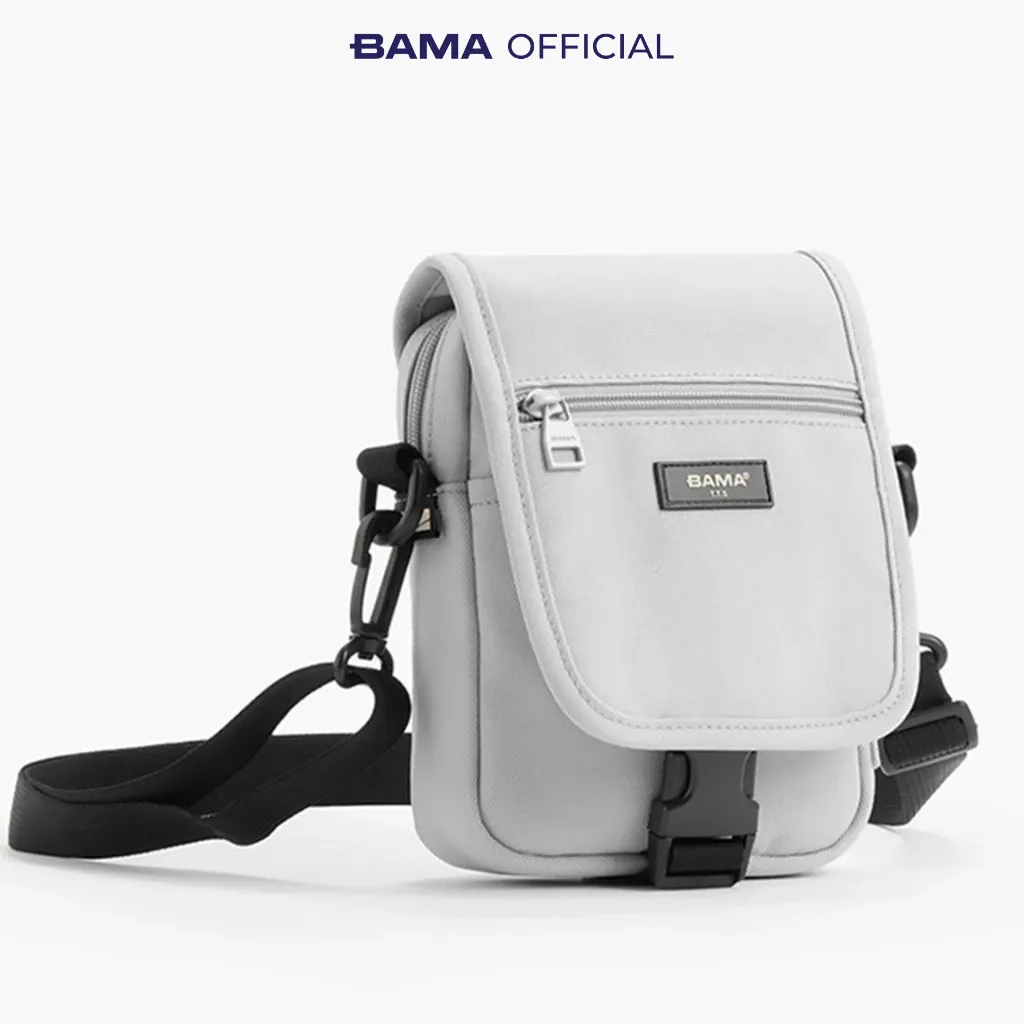 Ảnh Túi đeo chéo nam nữ BAMA New Basic Shoulder Bag NB204 chống nước nhiều ngăn, túi mini vải canvas thời trang 1