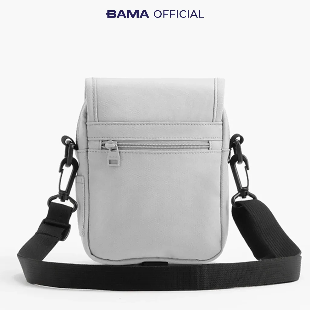 Ảnh Túi đeo chéo nam nữ BAMA New Basic Shoulder Bag NB204 chống nước nhiều ngăn, túi mini vải canvas thời trang 2