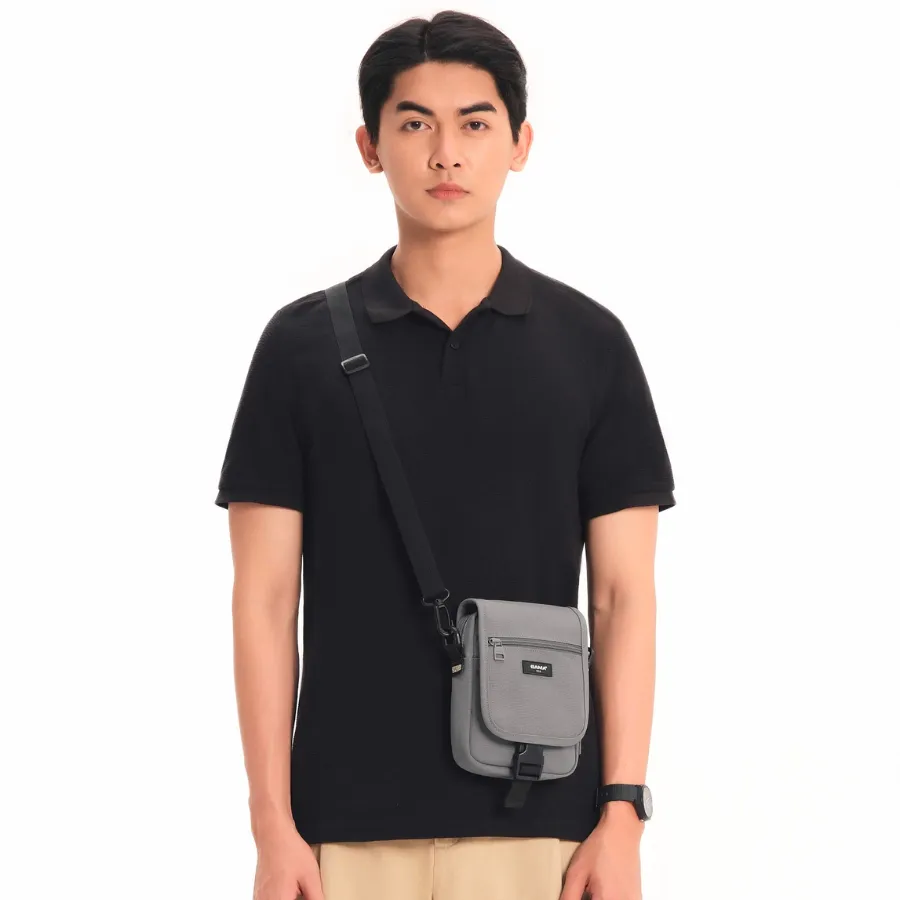 Ảnh Túi đeo chéo nam nữ BAMA New Basic Shoulder Bag NB204 chống nước nhiều ngăn, túi mini vải canvas thời trang 4