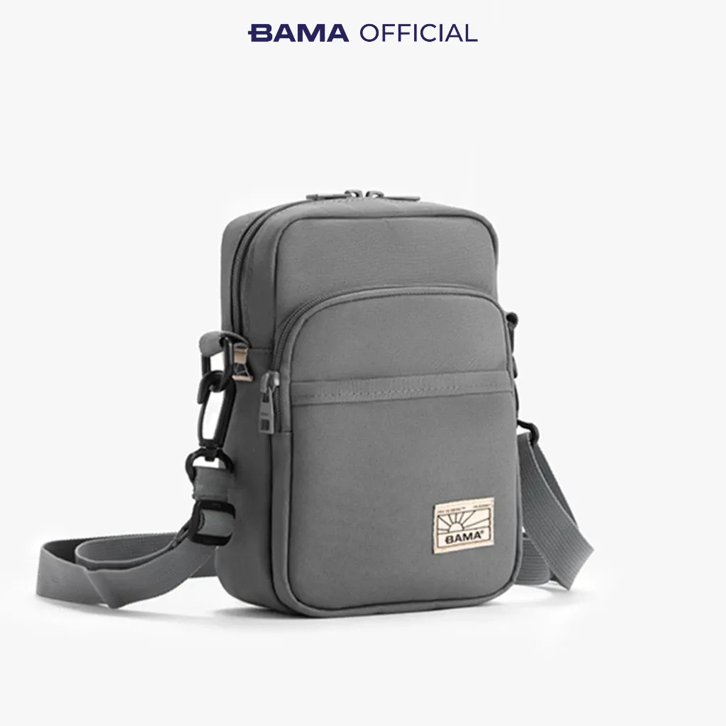 Ảnh Túi đeo chéo nam nữ BAMA New Basic Shoulder Bag NB205 chống nước nhiều ngăn, túi mini vải canvas thời trang 1