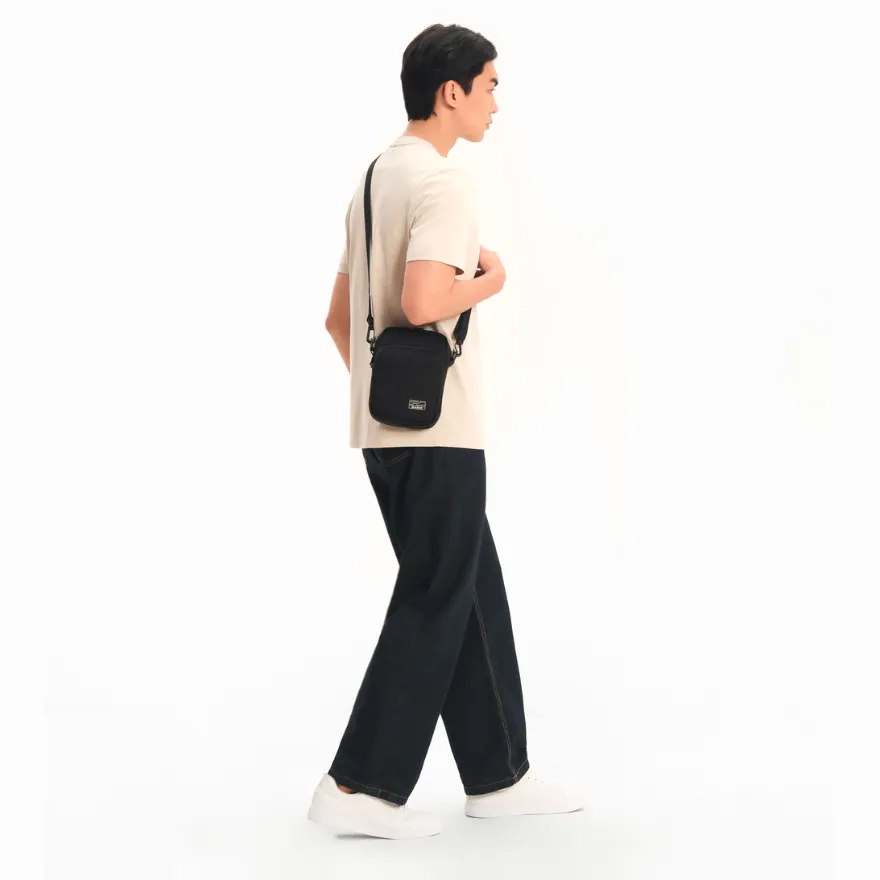 Ảnh Túi đeo chéo nam nữ BAMA New Basic Shoulder Bag NB205 chống nước nhiều ngăn, túi mini vải canvas thời trang 3