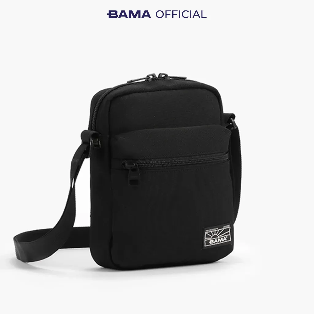 Ảnh Túi đeo chéo nam nữ BAMA New Basic Shoulder Bag NB201 chống nước nhiều ngăn, túi mini vải canvas thời trang 1
