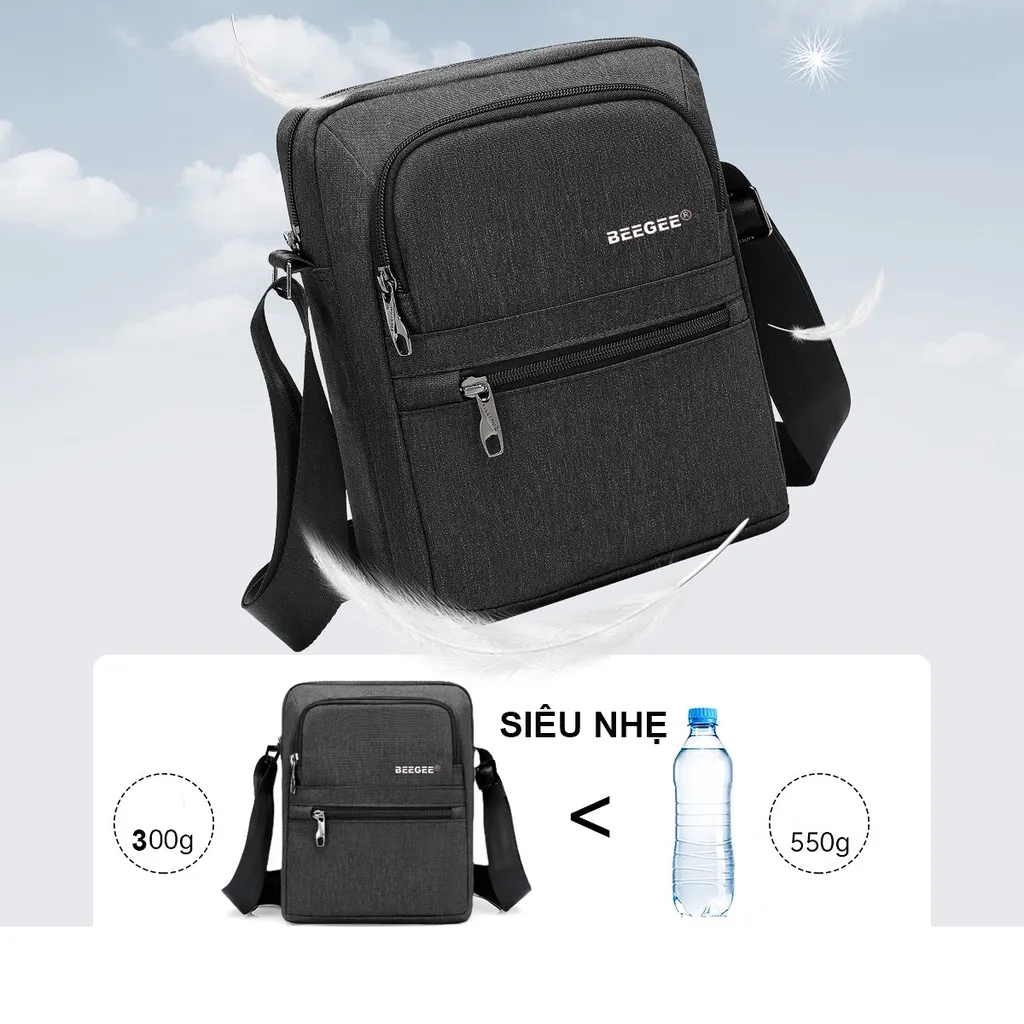Ảnh Túi đeo chéo nam nữ thời trang BEE GEE 0148 để điện thoại ipad chống thấm nước đẹp giá rẻ chất lượng tốt 4
