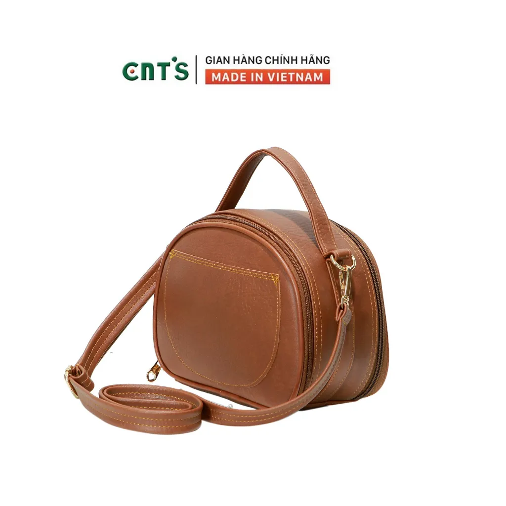 Ảnh Túi đeo chéo nữ đẹp trẻ trung da cao cấp thời trang CNT'S TĐX71 nhiều màu 3