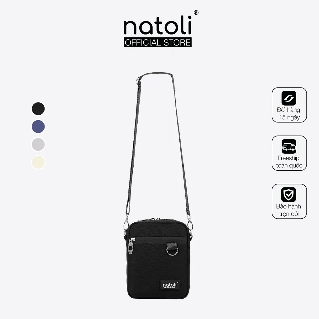 Ảnh Túi đeo chéo nữ thương hiệu Natoli  mini cute, đựng điện thoại, nhiều ngăn, cao cấp BST Mini Daily Crossbag T3 1