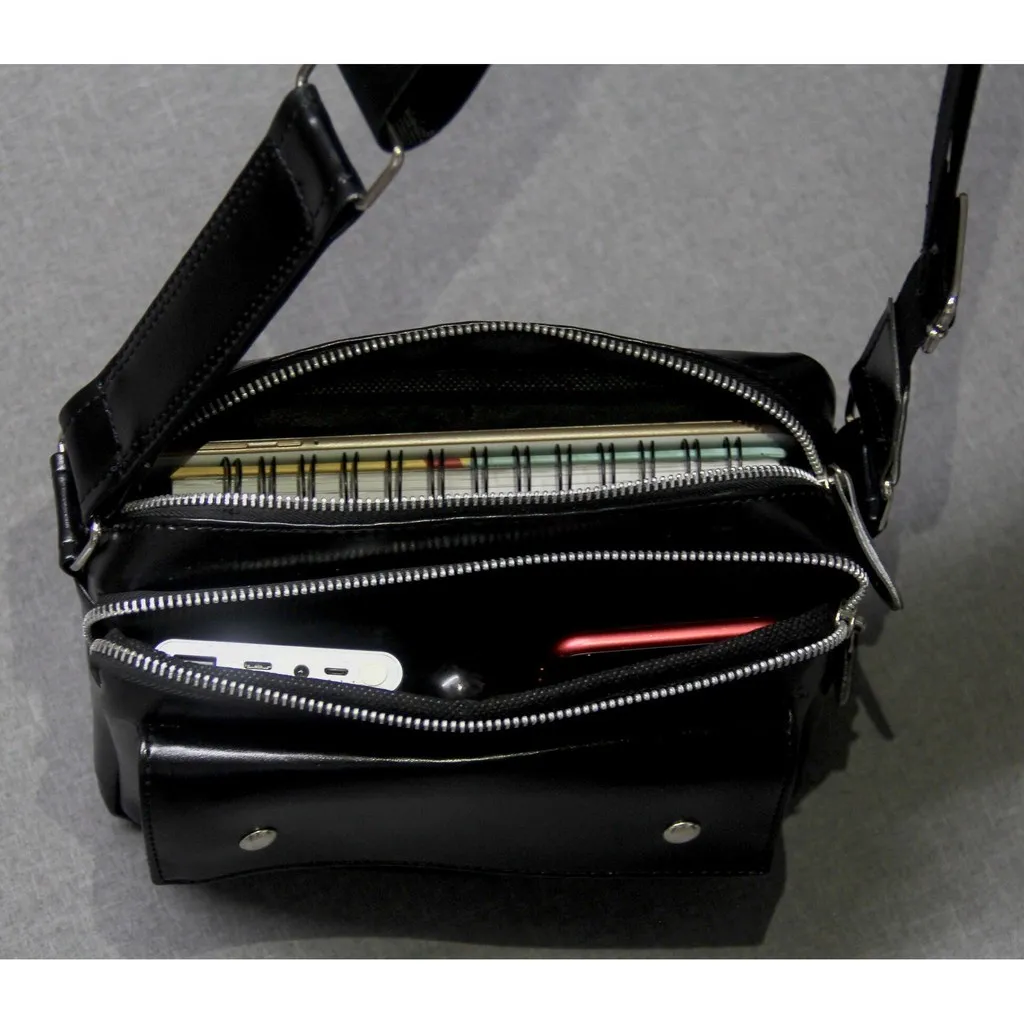 Ảnh Túi Đeo Chéo Unisex Lanpad Messenger bag Da Pu M02 4