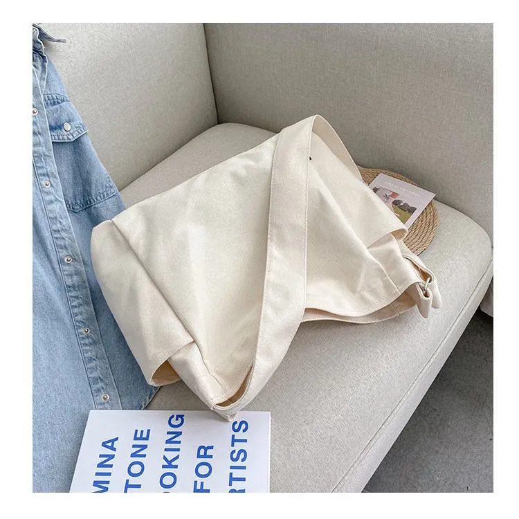 Ảnh Túi Đeo Chéo Unisex Vải Canvas Phong Cách Hàn Quốc HARAS - HR301 3