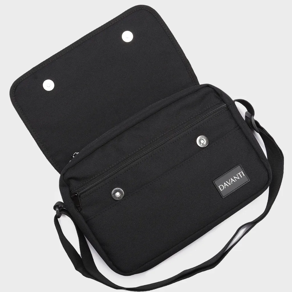 Ảnh Túi Đeo Chéo Vải Canvas DAVANTI Thời Trang DV298 3