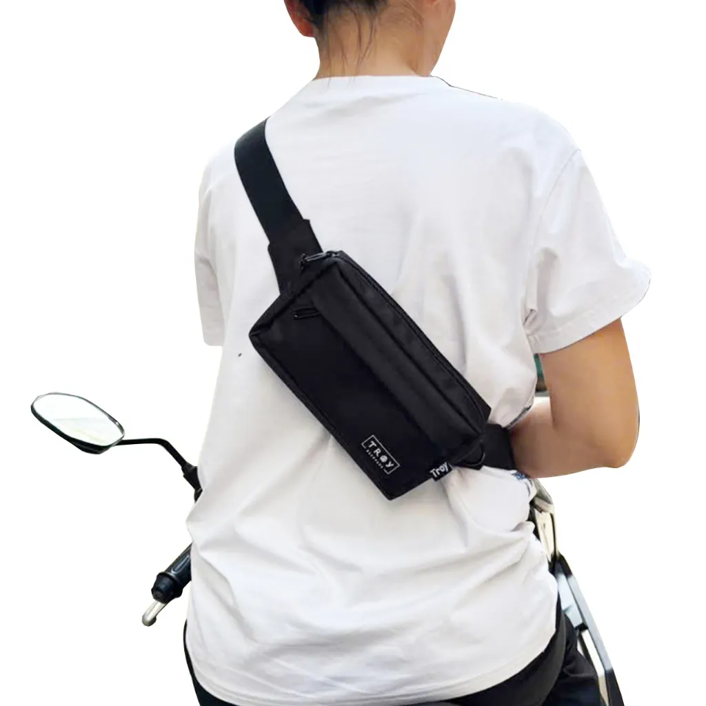 Ảnh Túi đeo ngực, túi đeo chéo, đeo hông TROY IMESS đựng điện thoại, phụ kiện, vải bố pvc chống thấm 1