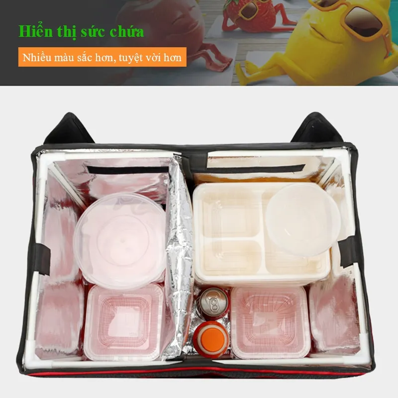 Ảnh Túi giao hàng giữ nhiệt MYT Túi giữ nhiệt đa năng chuyên dùng cho shipper cách nhiệt dung tích 32L 48L tiện lợi 2