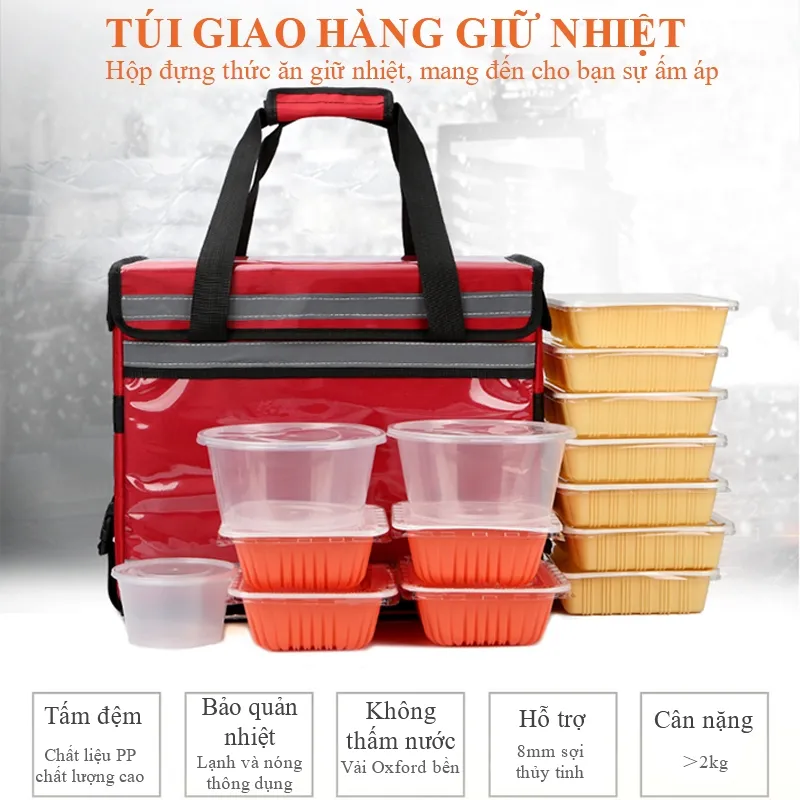 Ảnh Túi giao hàng giữ nhiệt MYT Túi giữ nhiệt đa năng chuyên dùng cho shipper cách nhiệt dung tích 32L 48L tiện lợi 3