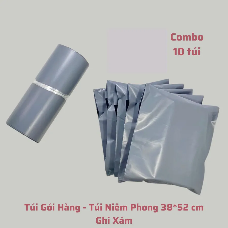 Ảnh Túi Gói Hàng - Túi Niêm Phong Cao Cấp - Combo 10 cái 2