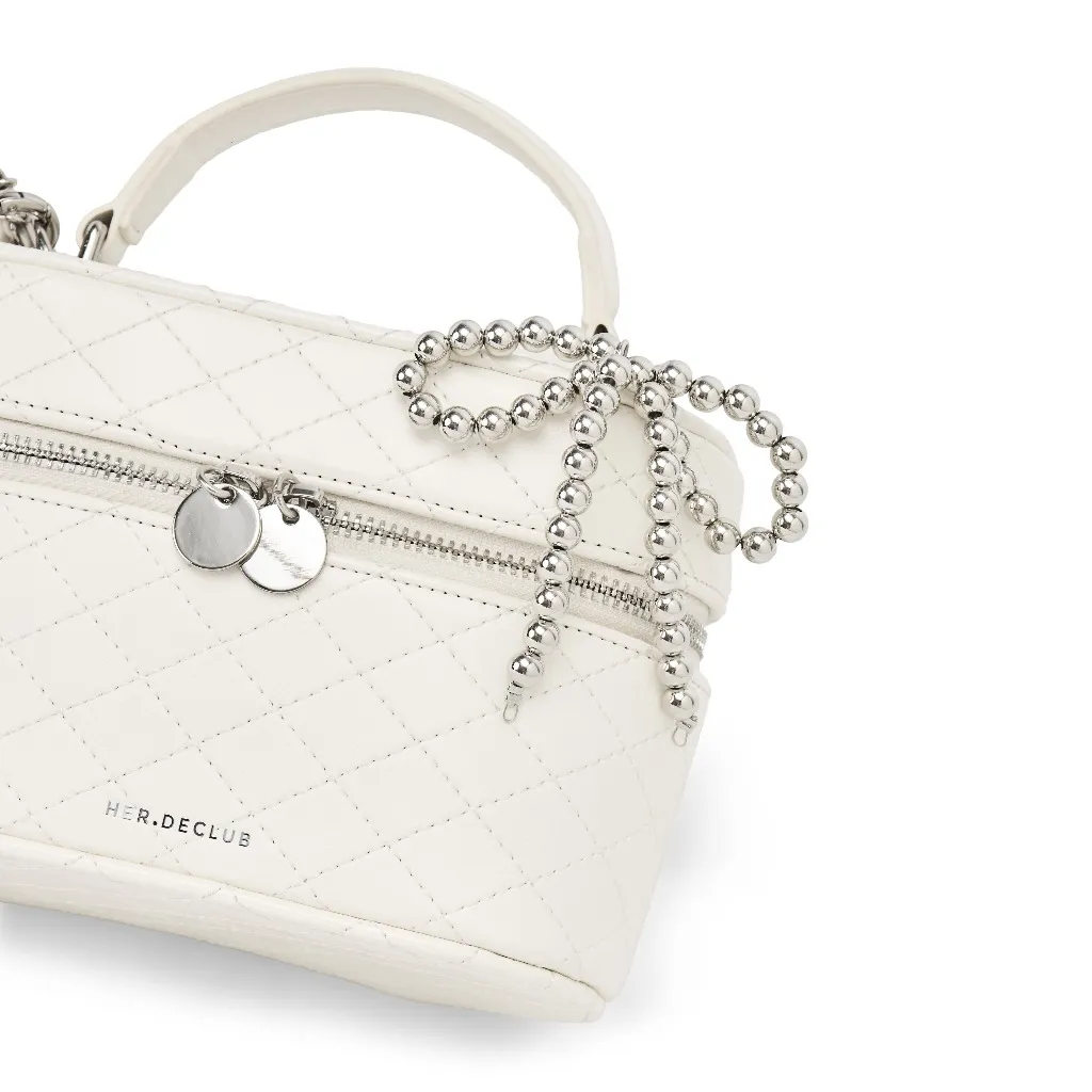 Ảnh Túi Her.declub Ivy Box White ( không gồm charm nơ ) 4