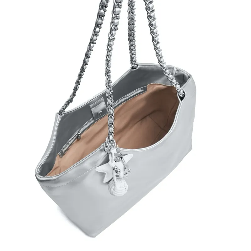 Ảnh Túi Her.declub Stella Shopper Bag Silver (Bạc) 4