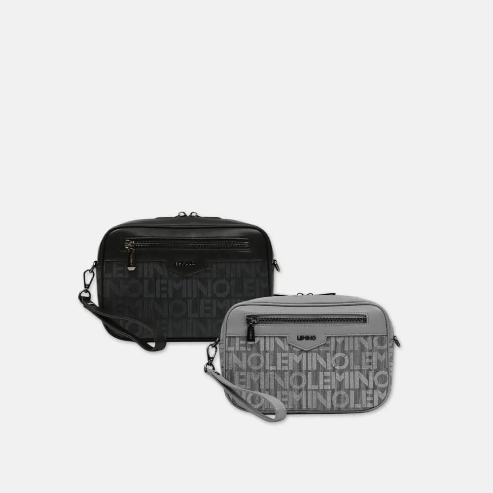 Ảnh Túi nam LEMINO Monogram Gingham Canvas LE17006 1