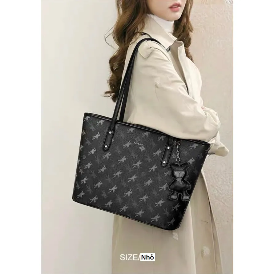 Ảnh Túi Tote Bag nữ Nucelle size to dễ thương thời trang đi học đi làm ViAnh Store 1171966 3