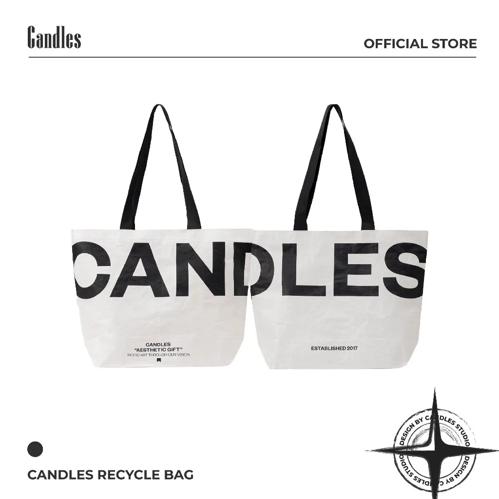 Ảnh Túi Tote Candles Recycle Unisex 1