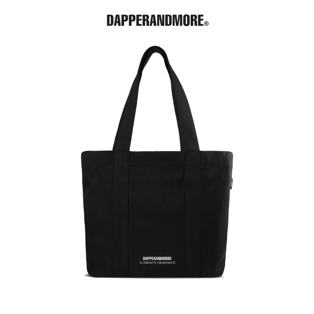 Ảnh Túi Tote Jean DAPPERANDMORE Có Khóa Kéo Chất Denim Dày Dặn Thiết Kế Tối Giản - Túi TOTE Bag Denim 1