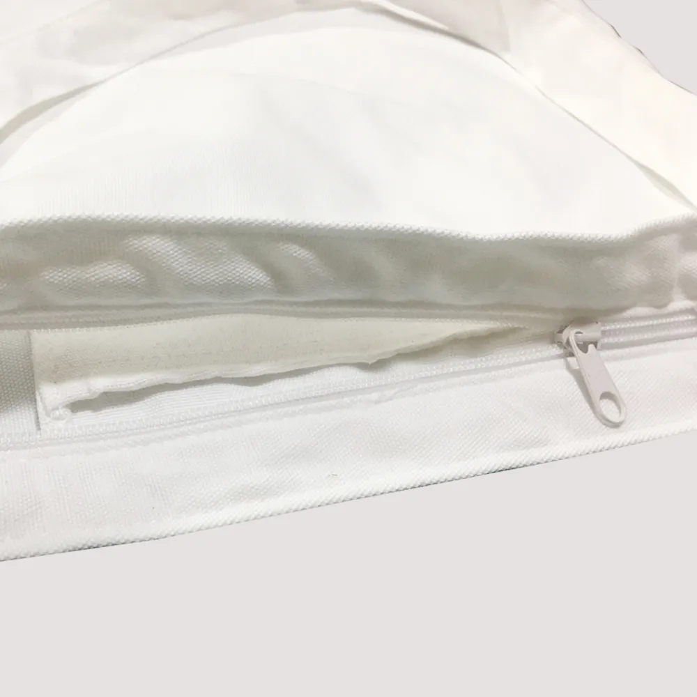 Ảnh Túi Tote Vải Canvas Trắng GINKO Kiểu Basic có dây kéo khóa ( có túi con) In Hình Never Give Up G128 2