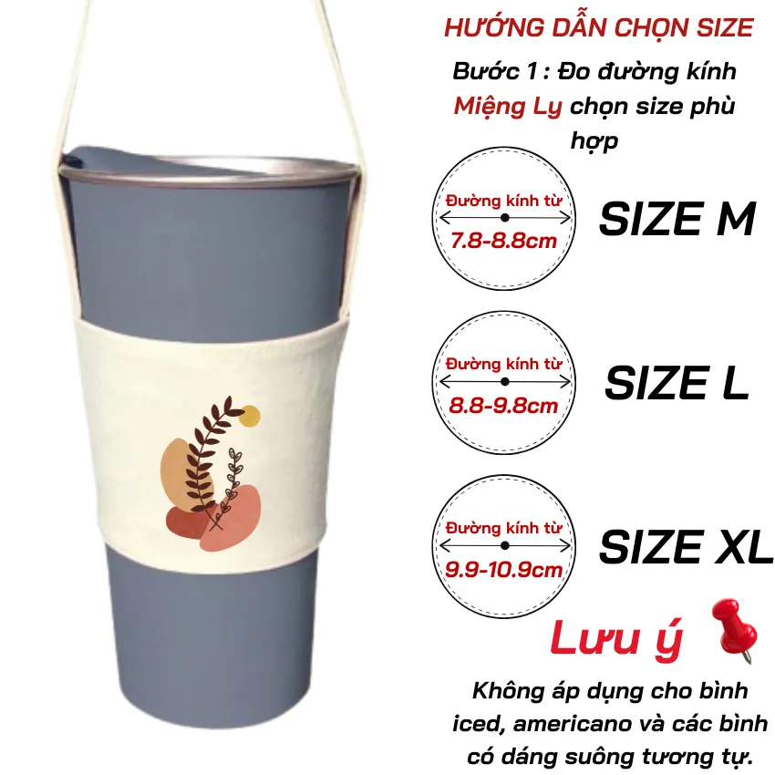 Ảnh Túi treo ly quà tặng KH Thân Thiết ( chọn size nhắn shop) 1