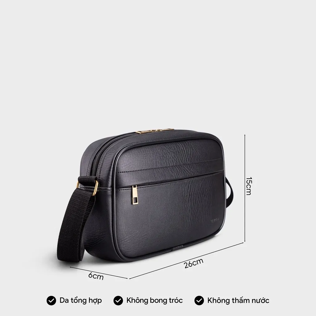 Ảnh Túi Trita (Thời trang nam bo viền - Túi đeo chéo da RTN10) 3