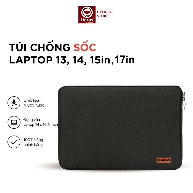 Ảnh Túi Đựng Laptop, Chống Sốc Bảo Vệ Laptop 13 Inch 14Inch 15inch 17inch HARAS TCS001 2