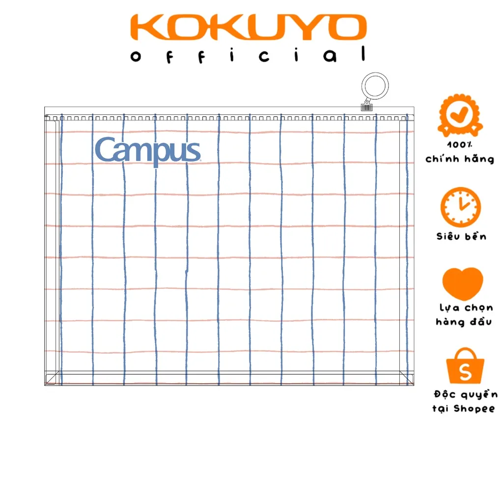 Ảnh Túi Đựng Tài Liệu Có Khóa Zip Campus Line Field A4 1