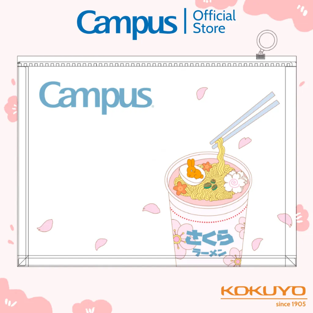 Ảnh Túi Đựng Tài Liệu Có Khóa Zip Campus Kawaii A4 1