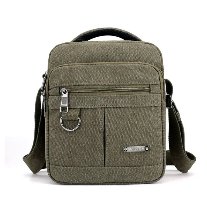 Ảnh Túi vải Canvas cầm tay một vai đơn giản thời trang nam IELGY 3